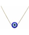 AMORINO Γυναικείο Κολιέ EYE-14B Μπλε