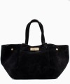 BAGS Γυναικείες Τσάντες 252500032-01K Premium Leather Suede Μαύρο