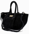BAGS Γυναικείες Τσάντες 252500032-01K Premium Leather Suede Μαύρο