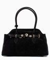 BAGS Γυναικείες Τσάντες 252800064-01K Premium Leather Suede Μαύρο
