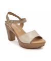 Eva Frutos 5869 Premium Leather μπεζ Χρυσό 