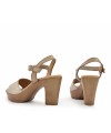 Eva Frutos 5869 Premium Leather μπεζ Χρυσό 