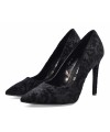 Γόβα Francesco Milano P09-1M βελούδο Black