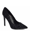 Γόβα Francesco Milano P09-1M βελούδο Black