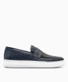 GIACOMO CARLO BY880 Premium Leather Loafer Navy