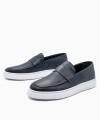 GIACOMO CARLO BY880 Premium Leather Loafer Navy