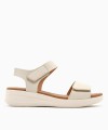 OH ! MY SANDALS 5183-11895 Leather Cream