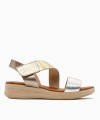 OH ! MY SANDALS 5184-11915 Leather Multicolor Gold
