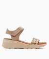 OH ! MY SANDALS 5189-11956 Leather Taupe