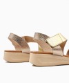 OH ! MY SANDALS 5184-11915 Leather Multicolor Gold