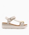 OH ! MY SANDALS 5420-12287 Leather Μπέζ