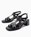 OH ! MY SANDALS Πέδιλο 5615-13416 Premium Leather Black