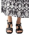OH ! MY SANDALS Πέδιλο 5615-13416 Premium Leather Black