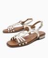 OH ! MY SANDALS 5874-16856 Premium Leather Champagne
