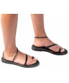 RAGAZZA Γυναικεία Σανδάλια 01028 Leather μαύρο