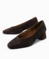 RAGAZZA γόβες 041 Leather Suede Brown