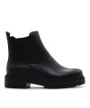 RAGAZZA Γυναικεία Μποτάκια 0423 leather μαύρο