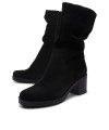 RAGAZZA Γυναικεία Μποτάκια 0575 leather μαύρο