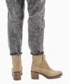RAGAZZA Γυναικεία Μποτάκια 0578 Leather Μπεζ