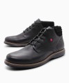 ROBINSON Μποτάκι 70371 Premium Leather Μαύρο