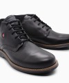 ROBINSON Μποτάκι 70371 Premium Leather Μαύρο