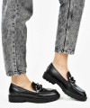 SEVEN Γυναικεια Loafers P185L8682001 85L 868 Black