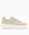 SEVEN Sneakers Q119R0042X11 19R-004 Beige Croco Gold
