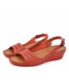Take Me Γυναικεία Σανδάλια SOF 2060 C-304 Leather Red