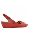 Take Me Γυναικεία Σανδάλια SOF 2060 C-304 Leather Red