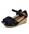 Wrangler πλατφόρμα Jazz Mila' WL01520A-016 canvas Navy