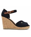 Wrangler πλατφόρμα Panama Raval WL01531A-016 canvas Navy