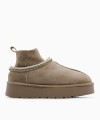 XTI 146066 Μποτάκια Vegan Taupe 