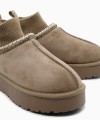 XTI 146066 Μποτάκια Vegan Taupe 
