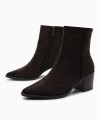 XTI Γυναικεία Μποτάκια 146509 leather Brown