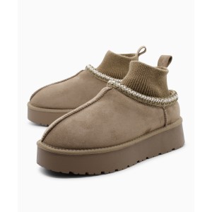 XTI 146066 Μποτάκια Vegan Taupe 