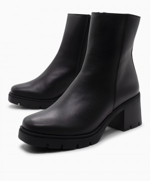 RAGAZZA Γυναικεία Μποτάκια 0658 leather Black