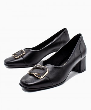 RAGAZZA γόβες 067-B Leather Black 