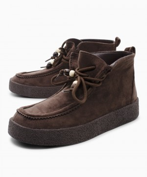 SEVEN Γυναικεία Μποτάκια X302I1022504 102 Brown