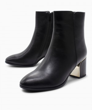 SEVEN Γυναικεία Μποτάκια X327E9814001 981 Black