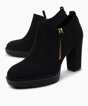 XTI 146175 Μποτάκια Vegan Black